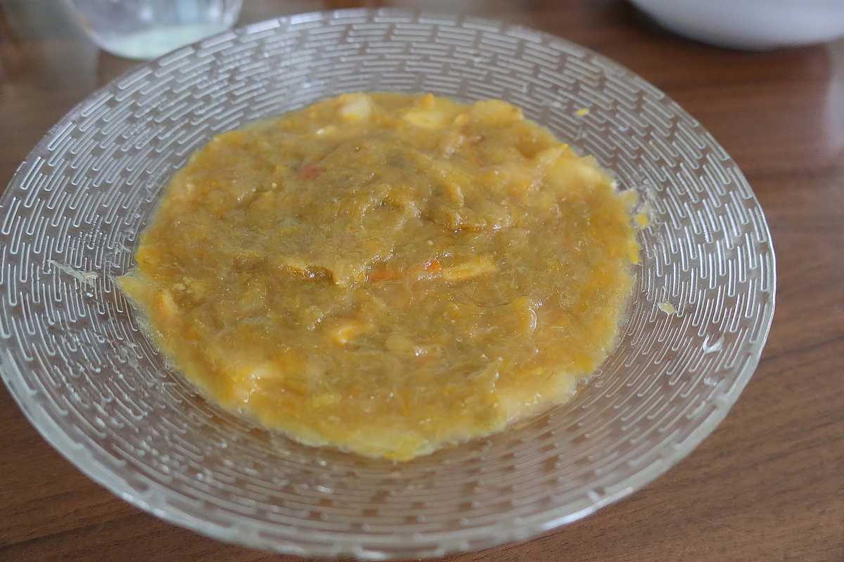 Compot�e de rhubarbe, orange et pomme